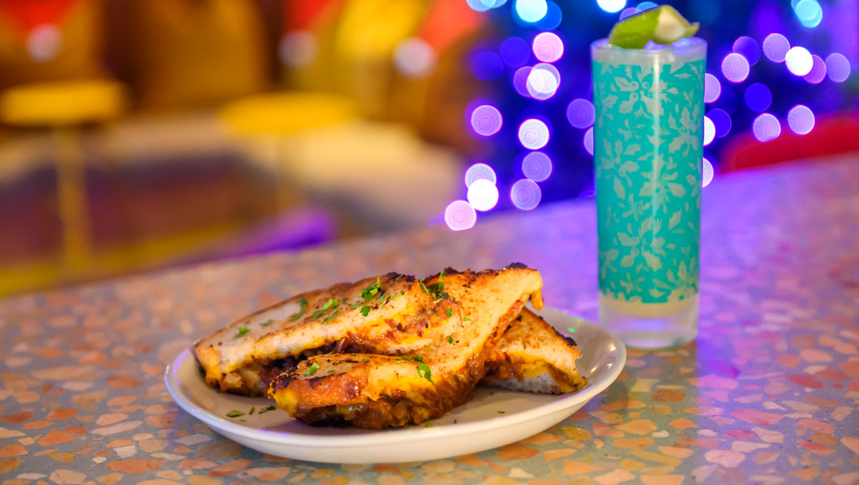 Fried fish at Holiday pop-up bar at St. Julep at Kimpton Sylvan Hotel
