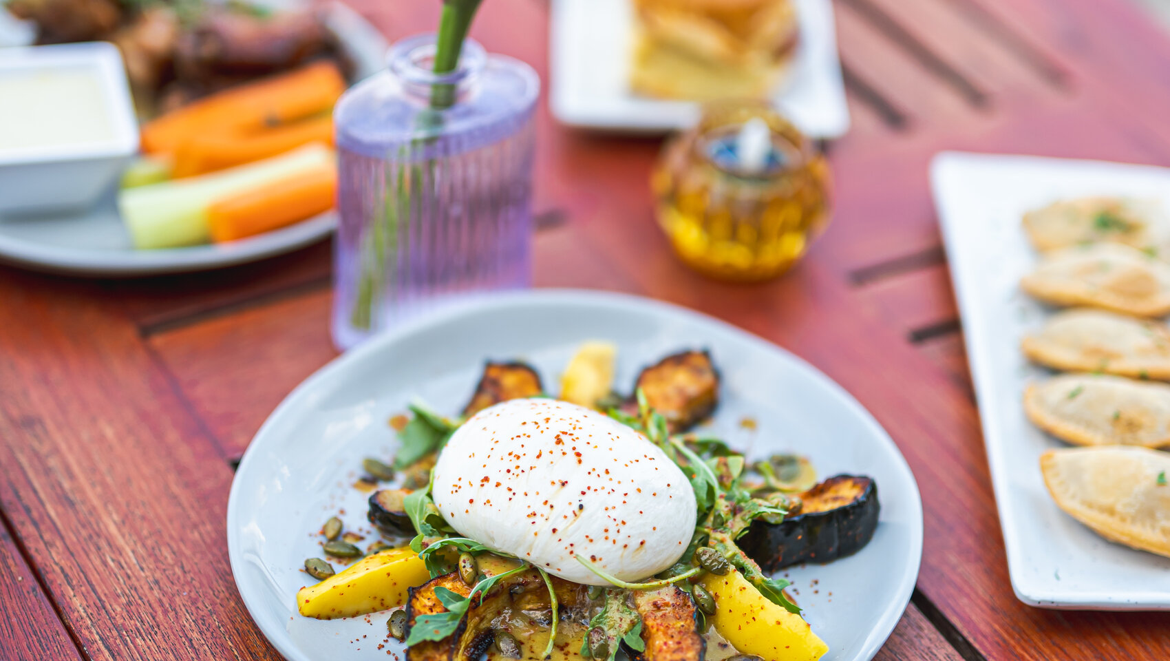 Roasted Squash Burrata at Kimpton Sylvan Atlanta - Buckhead