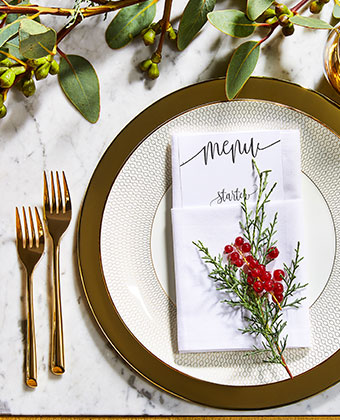 Holiday Place Setting